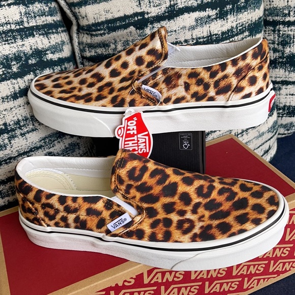 Vans Classic Slip-On Leopard Black/True White WMNS - Picture 10 of 16